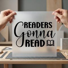 Readers Gonna Read Literary Teacher Aesthetic Ready to Press DTF Transfer for Dtf