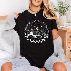 Reading Helps Mind Bloom Kids & School Collection Reading Kids Collection Ready to Press DTF Transfer for Dtf