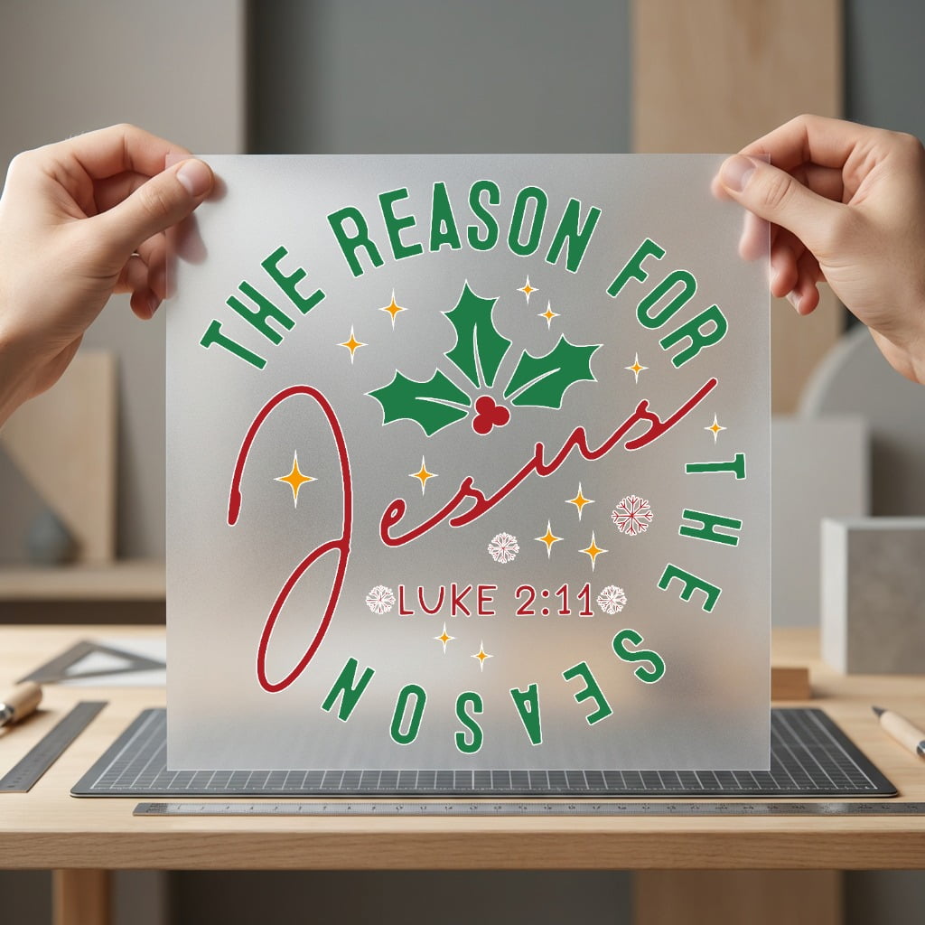 Reason Season Christmas Diy Christian Faith Ready to Press DTF Transfer for Dtf