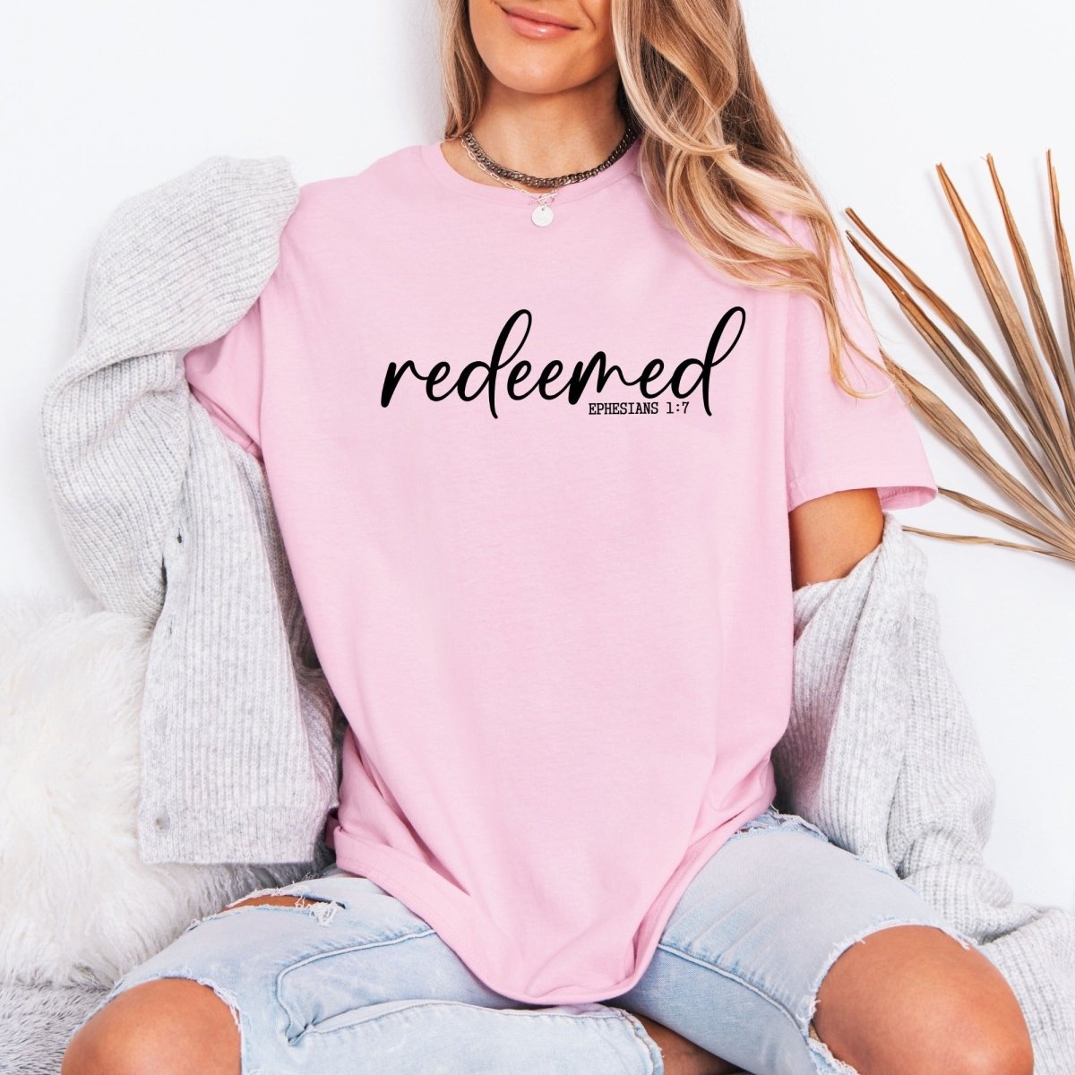 Redeemed Ephesians 1:7 | Grace & Identity Tee - Luckets.com