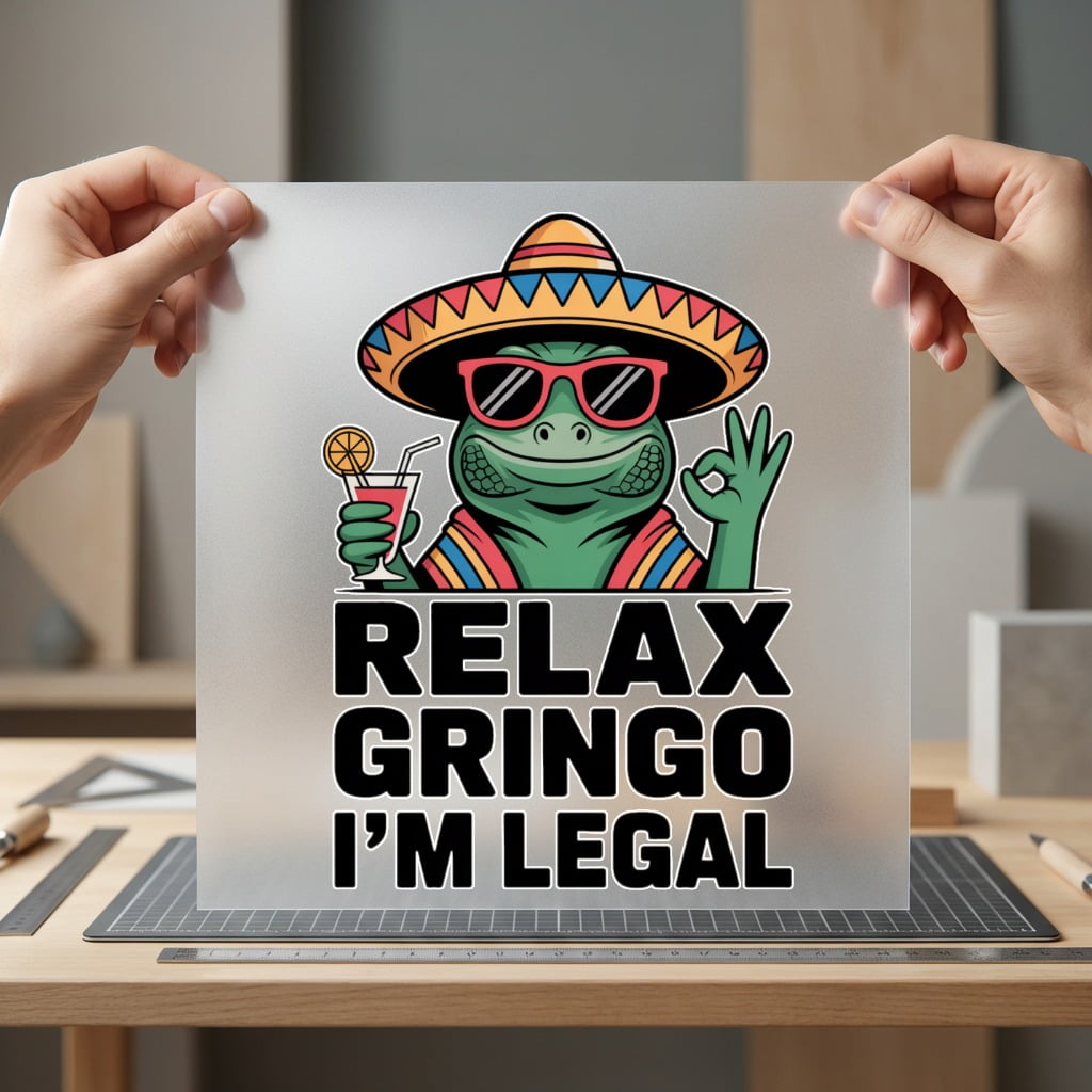 Relax Gringo Legal Humorous Funny Sarcastic Ready to Press DTF Transfer for Dtf
