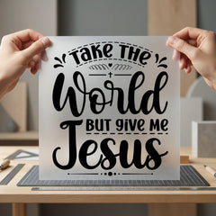 Religious Quote Faith-based Diy Christian Faith Ready to Press DTF Transfer for Dtf