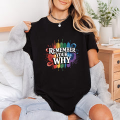 Remember Why Inspiration Diy Hustle & Ambition Collection Pride Season Collection Ready to Press DTF Transfer for Dtf
