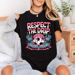 Respect Drip Soccer Y2k Funny Fitness Ready to Press DTF Transfer for Dtf