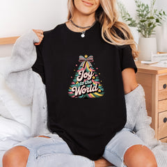 Retro Christmas Tree Joy Christmas Retro Ready to Press DTF Transfer for Dtf