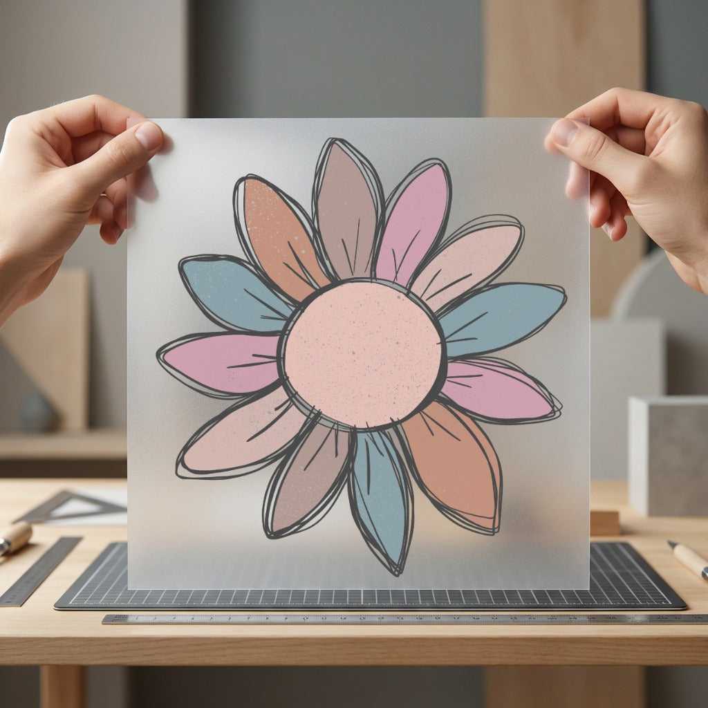Retro Daisy Flower Boho Vintage Retro Ready to Press DTF Transfer for Dtf