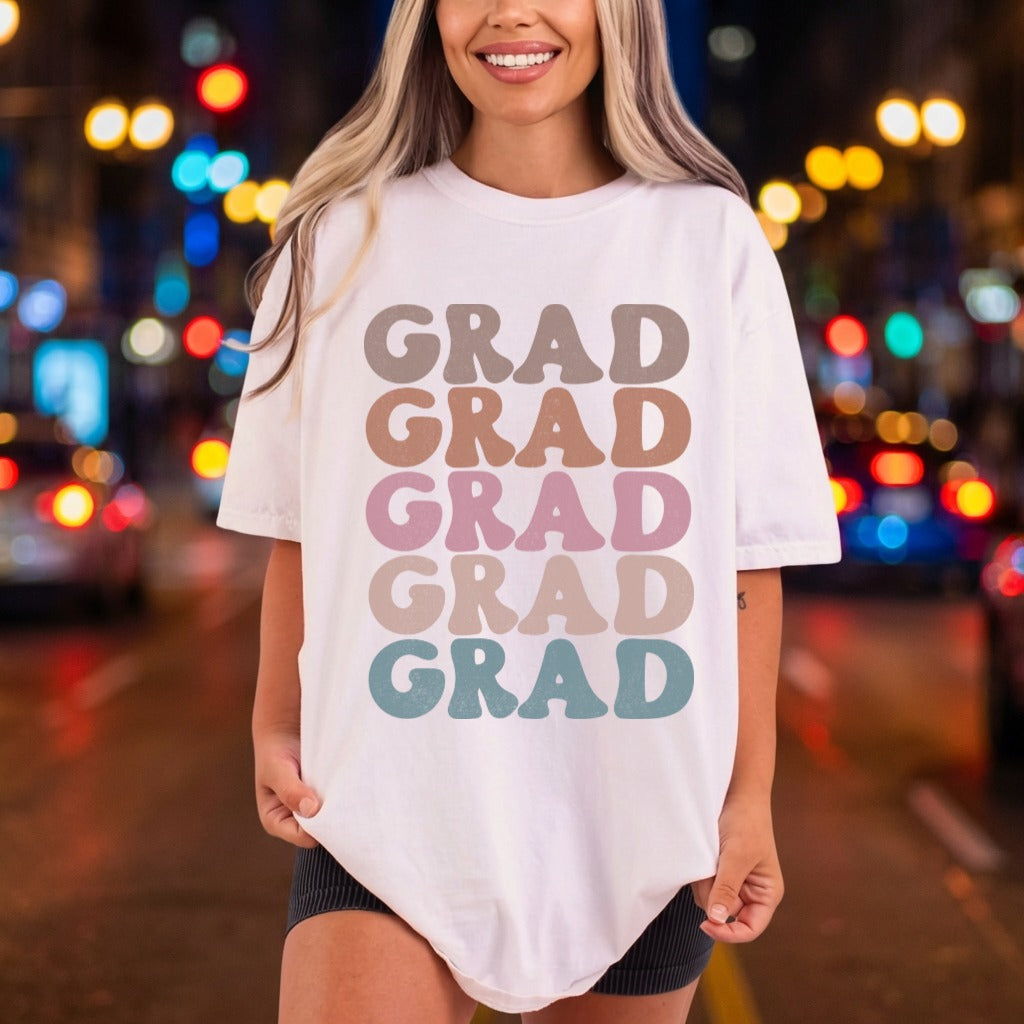 Retro Grad Wavy Text Vintage Retro Ready to Press DTF Transfer for Dtf