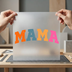 Retro Mama Arch Text Mom Vintage Ready to Press DTF Transfer for Dtf