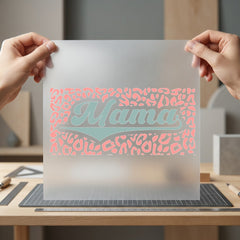 Retro Mama Leopard Chic Mom Mama Ready to Press DTF Transfer for Dtf
