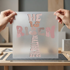 Risen Religious Cross Christian Christian Faith Ready to Press DTF Transfer for Dtf