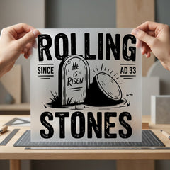 Rolling Stones Since Tomb Christian Faith Ready to Press DTF Transfer for Dtf