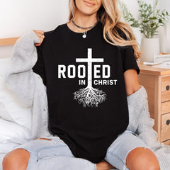 Rooted Christ Christian Faith Christian Faith Ready to Press DTF Transfer for Dtf