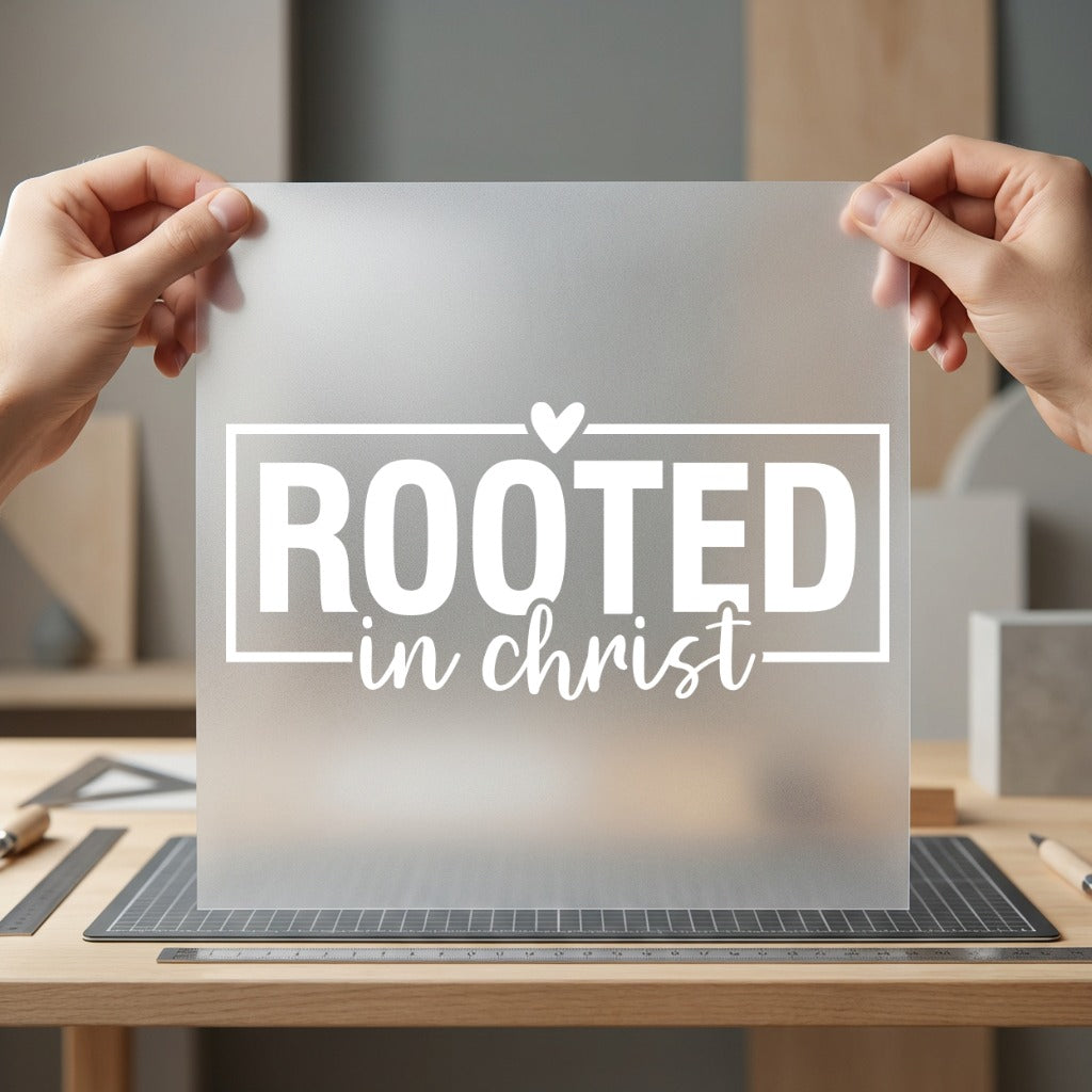 Rooted Christ Christian Faith Christian Faith Ready to Press DTF Transfer for Dtf
