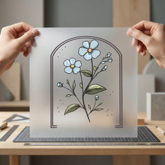 Rustic Floral Arch Botanical Vintage Retro Ready to Press DTF Transfer for Dtf