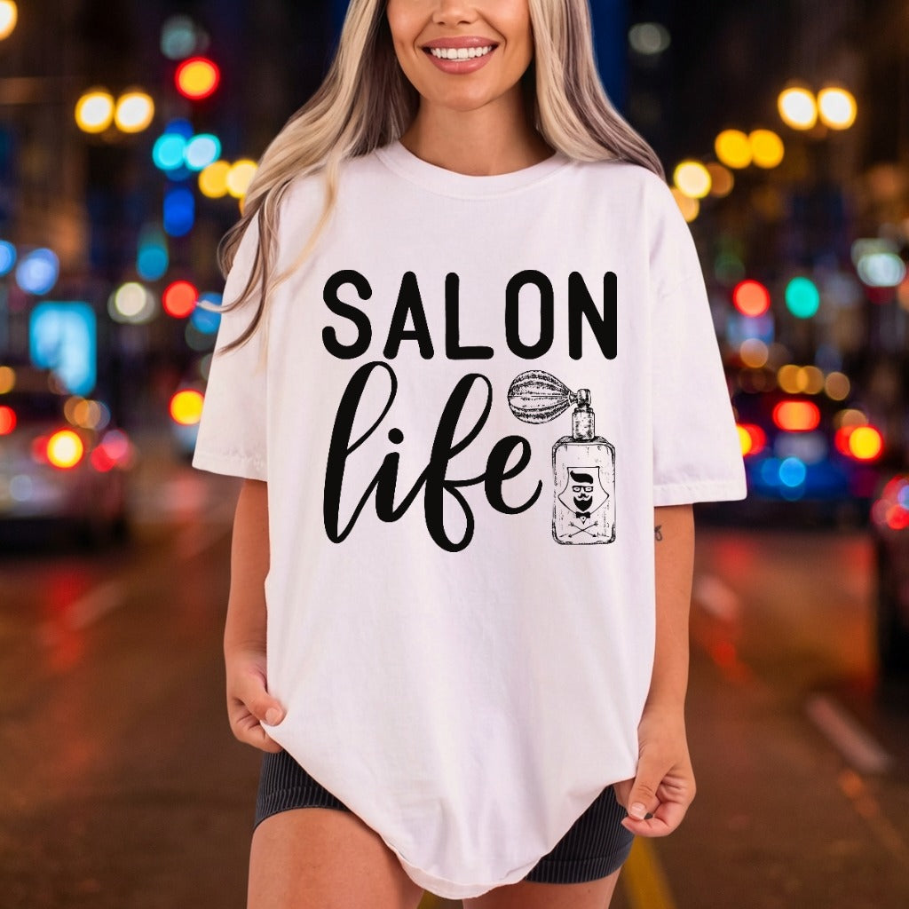 Salon Life Barbershop Stylist Aesthetic Ready to Press DTF Transfer for Dtf