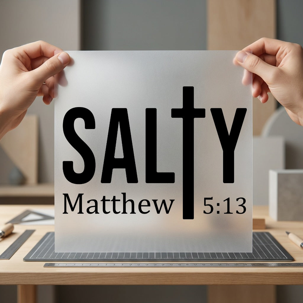 Salty Matthew Christian Faith Christian Faith Ready to Press DTF Transfer for Dtf
