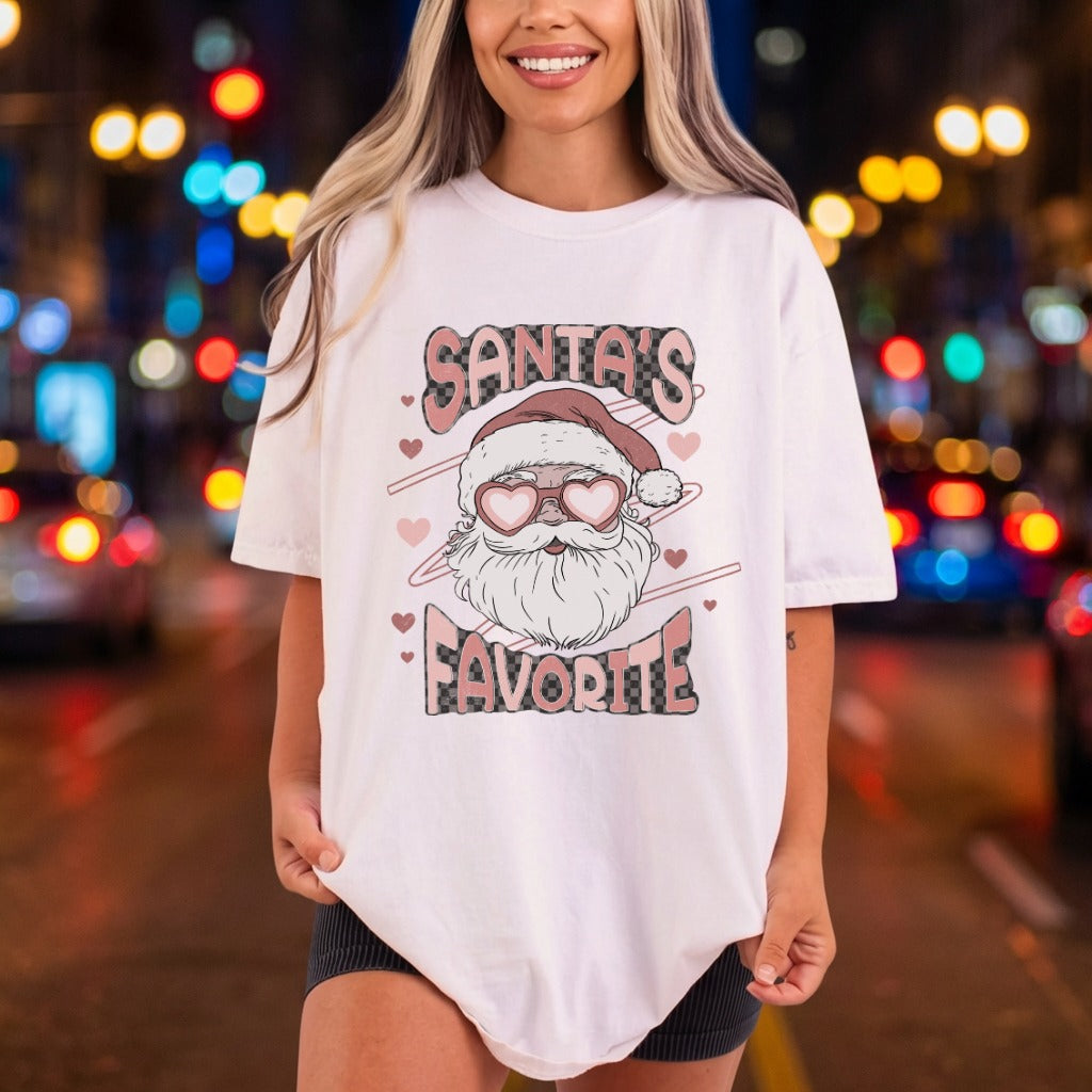 Santa Favorite Retro Diy Christmas Valentine Ready to Press DTF Transfer for Dtf