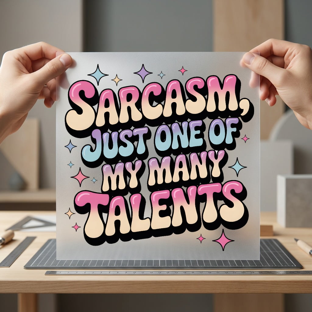 Sarcasm Just One Many Funny Sarcastic Ready to Press DTF Transfer for Dtf