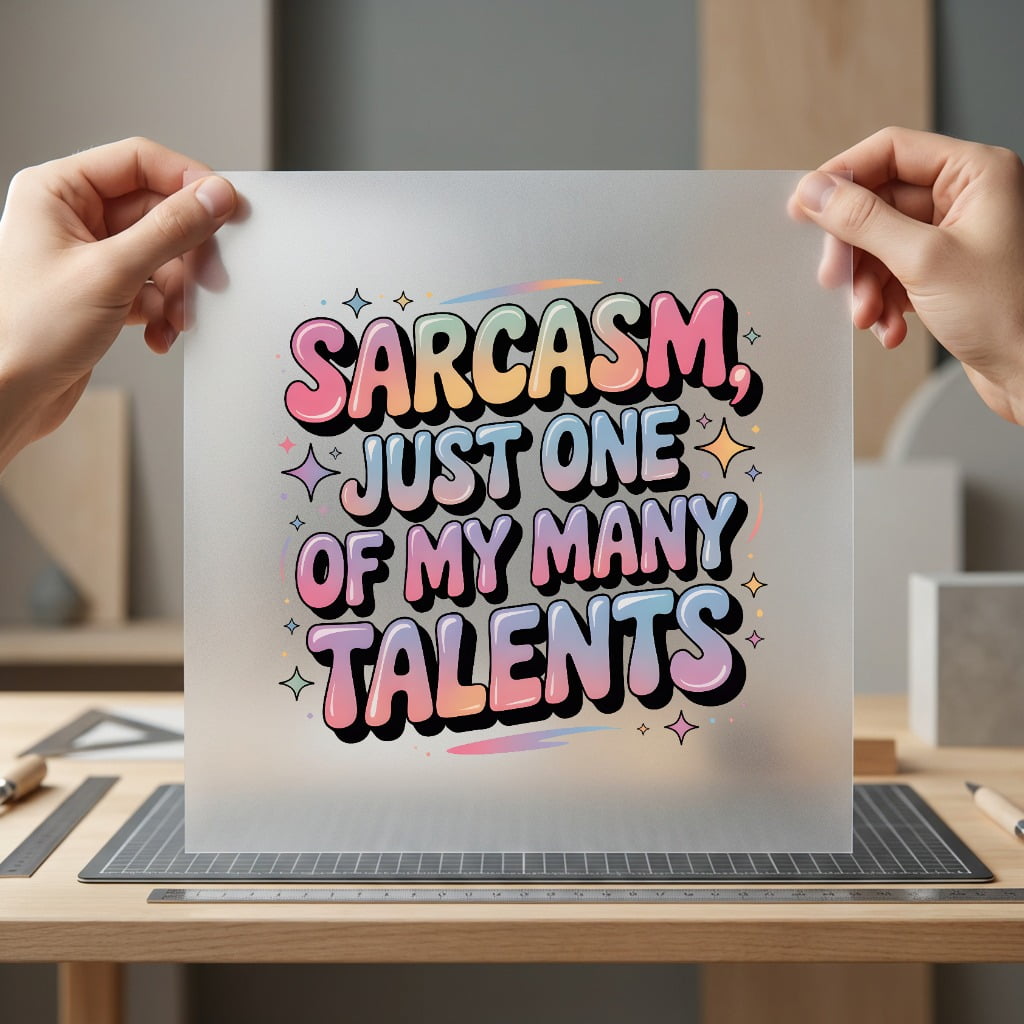 Sarcasm Just One Many Sarcastic Retro Ready to Press DTF Transfer for Dtf
