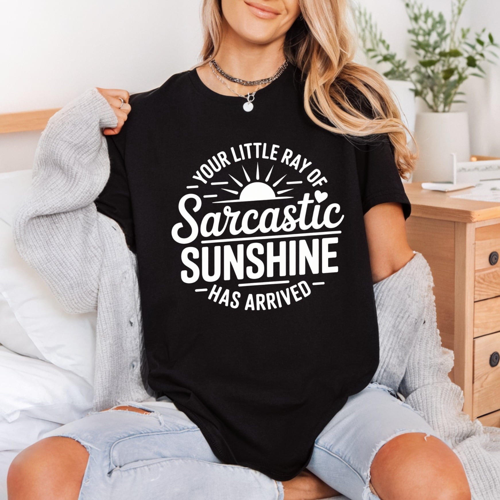 Sarcastic Sunshine Humorous Diy Mom Dad Ready to Press DTF Transfer for Dtf