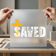 Saved Grace Christian Diy Christian Faith Ready to Press DTF Transfer for Dtf