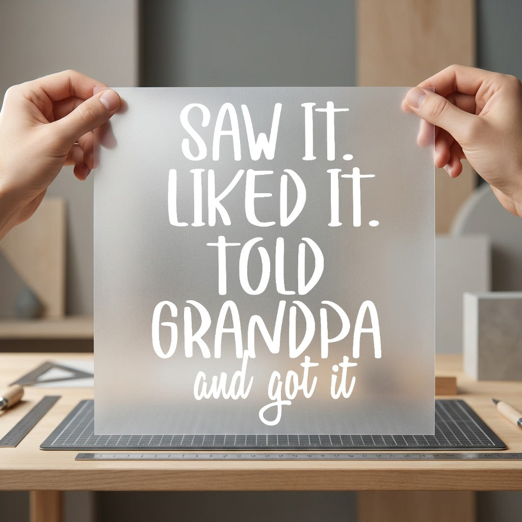 Saw Liked Told Grandpa Dad Grandpa Ready to Press DTF Transfer for Dtf