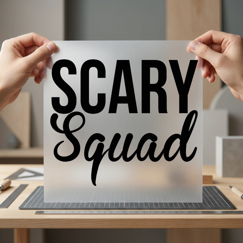 Scary Squad Halloween Diy Halloween Ready to Press DTF Transfer for Dtf