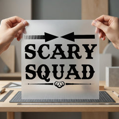 Scary Squad Spooky Team Halloween Ready to Press DTF Transfer for Dtf