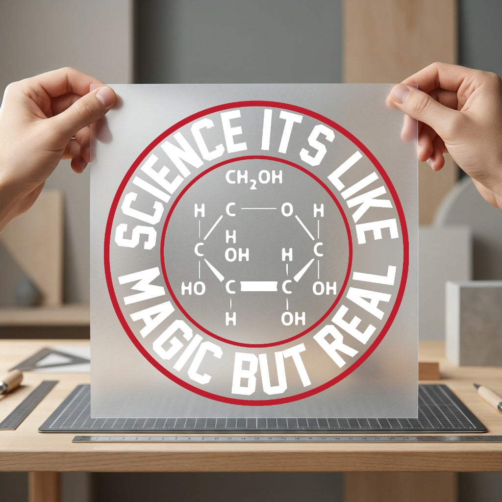 Science Magic But Real Teacher Ready to Press DTF Transfer for Dtf