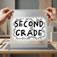 Second Grade Cow Retro Teacher Vintage Ready to Press DTF Transfer for Dtf