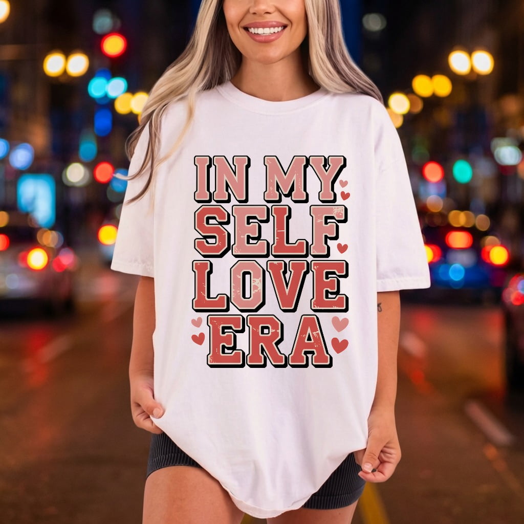 Self Love Era Retro Valentine Vintage Ready to Press DTF Transfer for Dtf