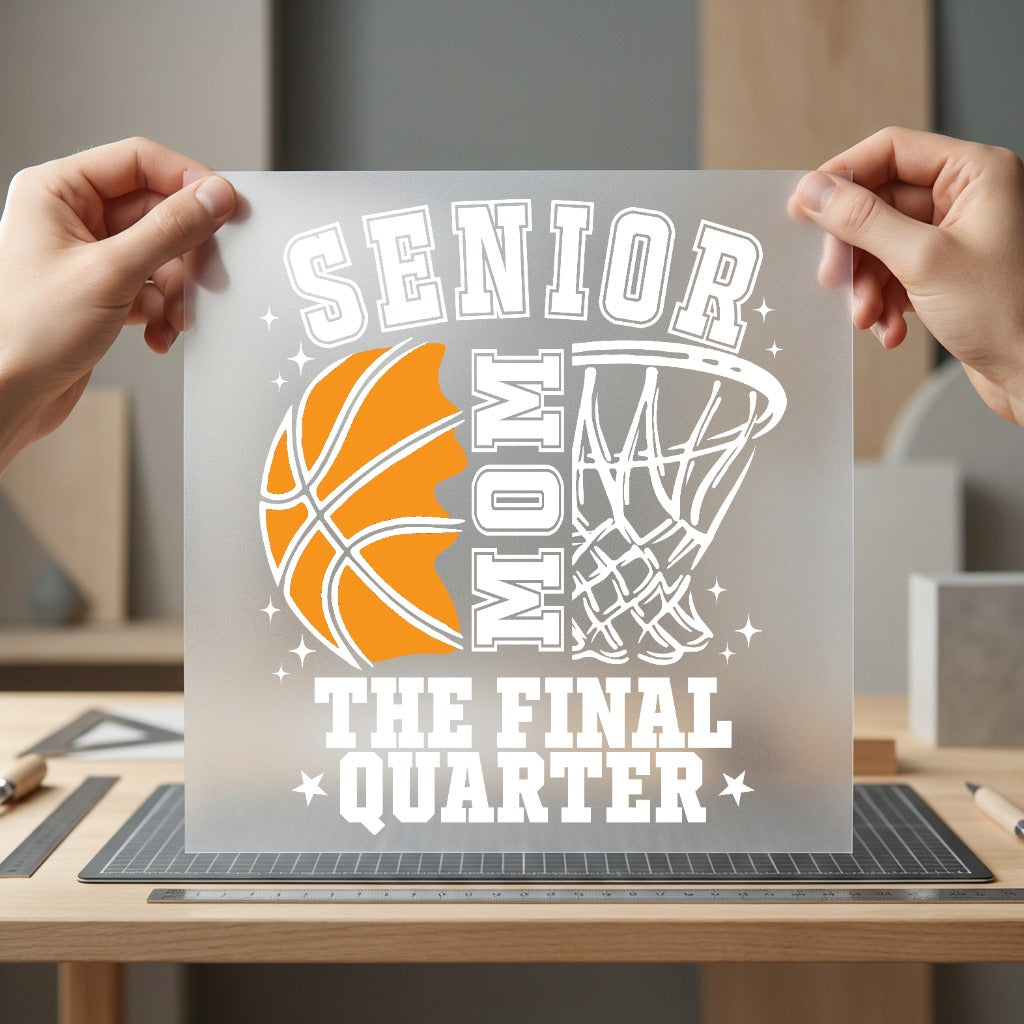 Senior Mom Final Quarter Mom Fitness Ready to Press DTF Transfer for Dtf