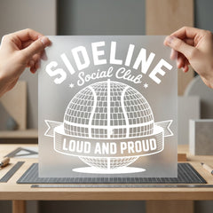 Sideline Social Club Basketball Mom Dad Ready to Press DTF Transfer for Dtf