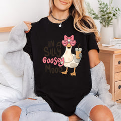 Silly Goosey Mood Cartoon Funny Sarcastic Ready to Press DTF Transfer for Dtf