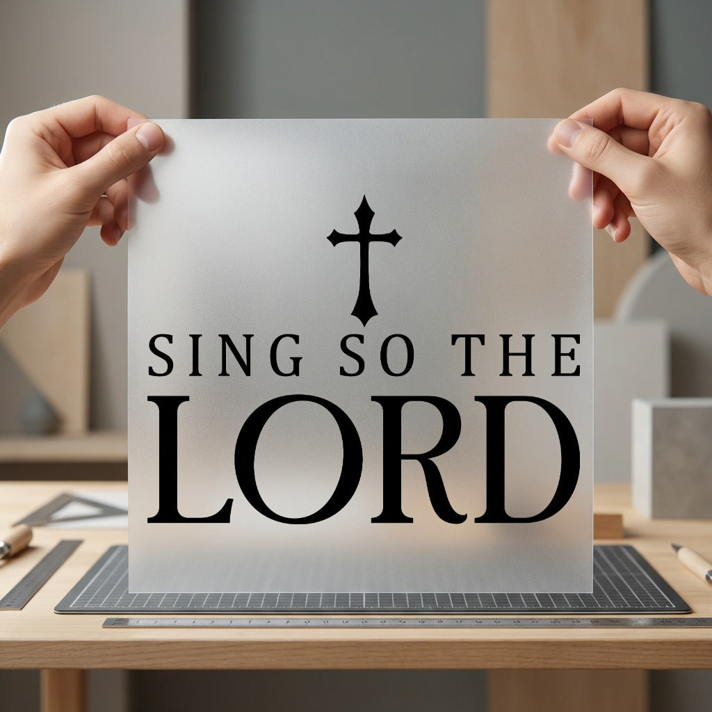 Sing Lord Christian Diy Christian Faith Ready to Press DTF Transfer for Dtf