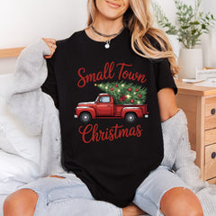 Small Town Christmas Truck Usa Christmas Ready to Press DTF Transfer for Dtf