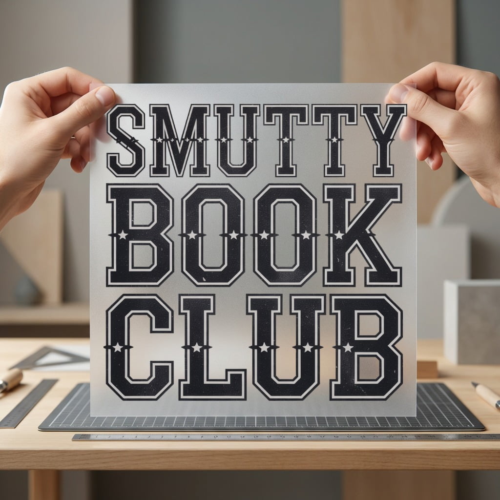 Smutty Book Club Varsity Funny Sarcastic Ready to Press DTF Transfer for Dtf