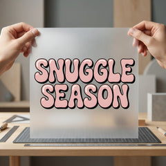 Snuggle Season Retro Bubble Retro Aesthetic Ready to Press DTF Transfer for Dtf