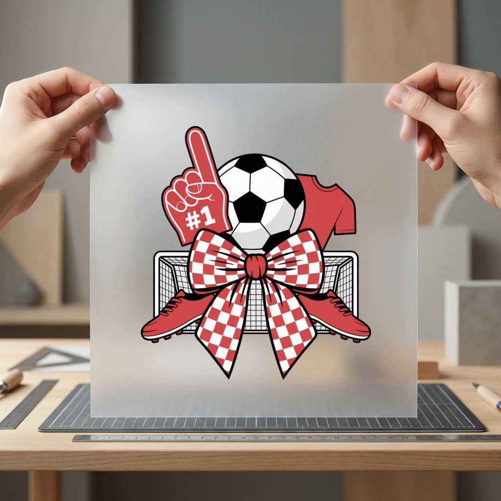 Soccer Fan Game Day Mom Dad Ready to Press DTF Transfer for Dtf