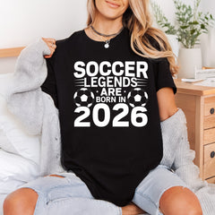 Soccer Legends Born Sports Fitness Ready to Press DTF Transfer for Dtf