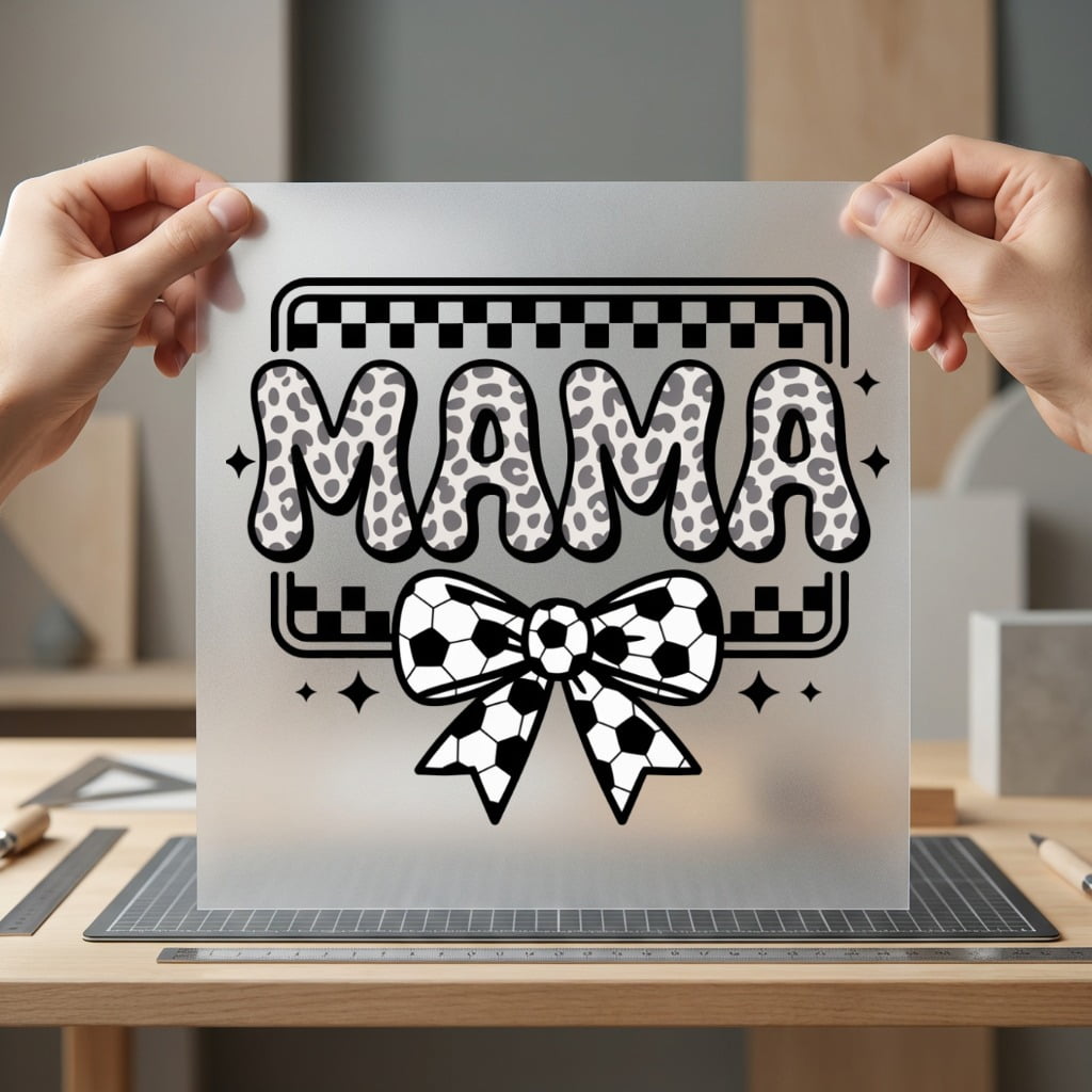 Soccer Mama Leopard Sports Mom Vintage Ready to Press DTF Transfer for Dtf
