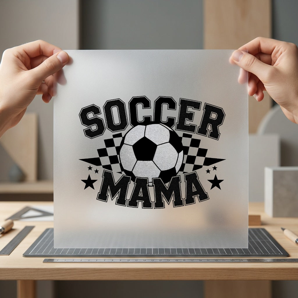Soccer Mama Sports Mom Mom Vintage Ready to Press DTF Transfer for Dtf