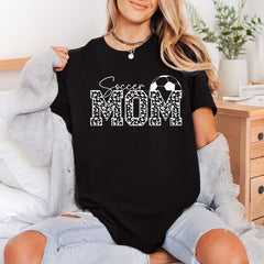 Soccer Mom Leopard Team Mom Fitness Ready to Press DTF Transfer for Dtf