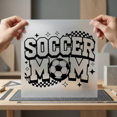 Soccer Mom Retro Diy Mom Vintage Ready to Press DTF Transfer for Dtf
