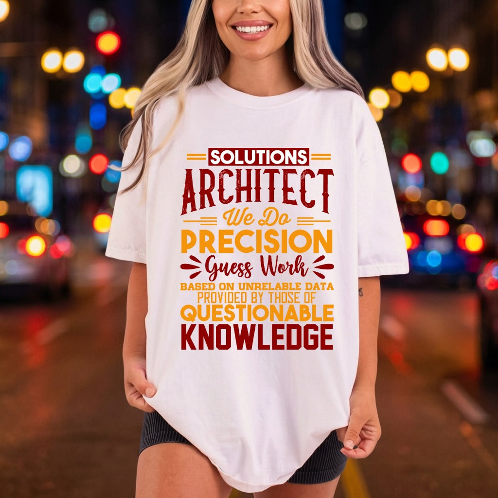 Solutions Architect Funny Quote Funny Sarcastic Ready to Press DTF Transfer for Dtf
