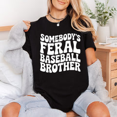 Somebody Feral Baseball Brother Retro Fitness Ready to Press DTF Transfer for Dtf