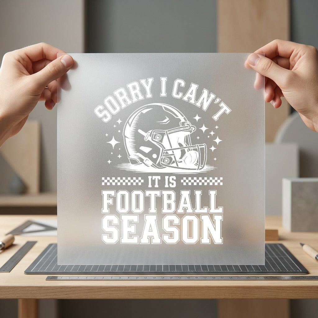 Sorry Can Football Season Retro Fitness Ready to Press DTF Transfer for Dtf