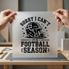 Sorry Can Football Season Retro Fitness Ready to Press DTF Transfer for Dtf