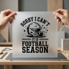 Sorry Can Football Season Retro Fitness Ready to Press DTF Transfer for Dtf