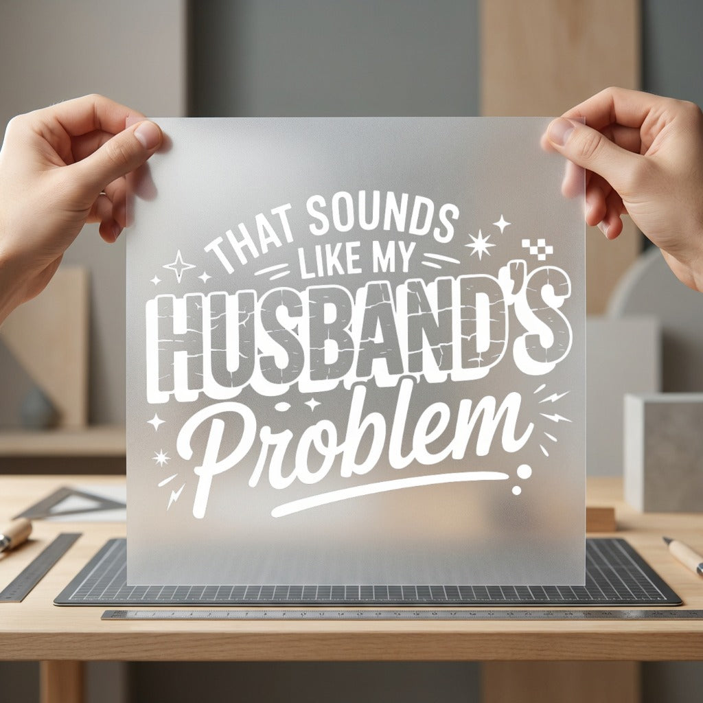 Sounds Like Husband Problem Mom Funny Ready to Press DTF Transfer for Dtf